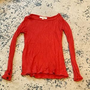 LOFT Sweater - Red, XS